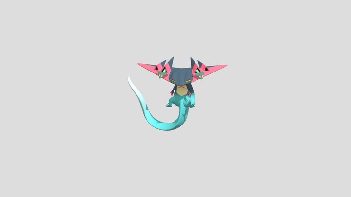 pokemon Dragapult 3D Model