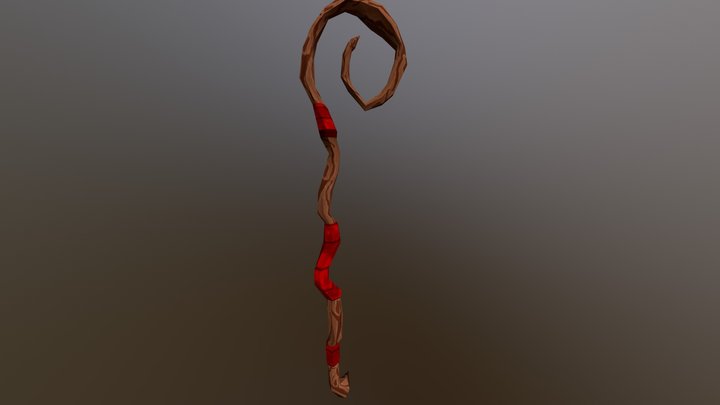 Staff Model 3D Model