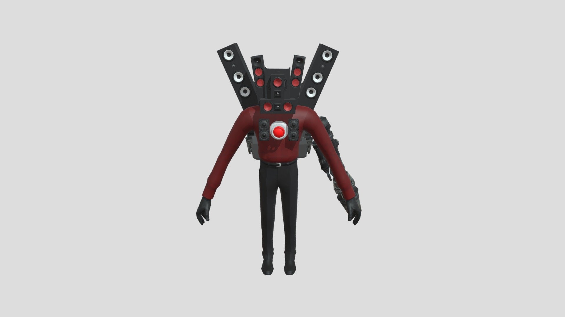 Titan Speakerman - 3D model by Red (@WhosRed) [a98ac9c] - Sketchfab