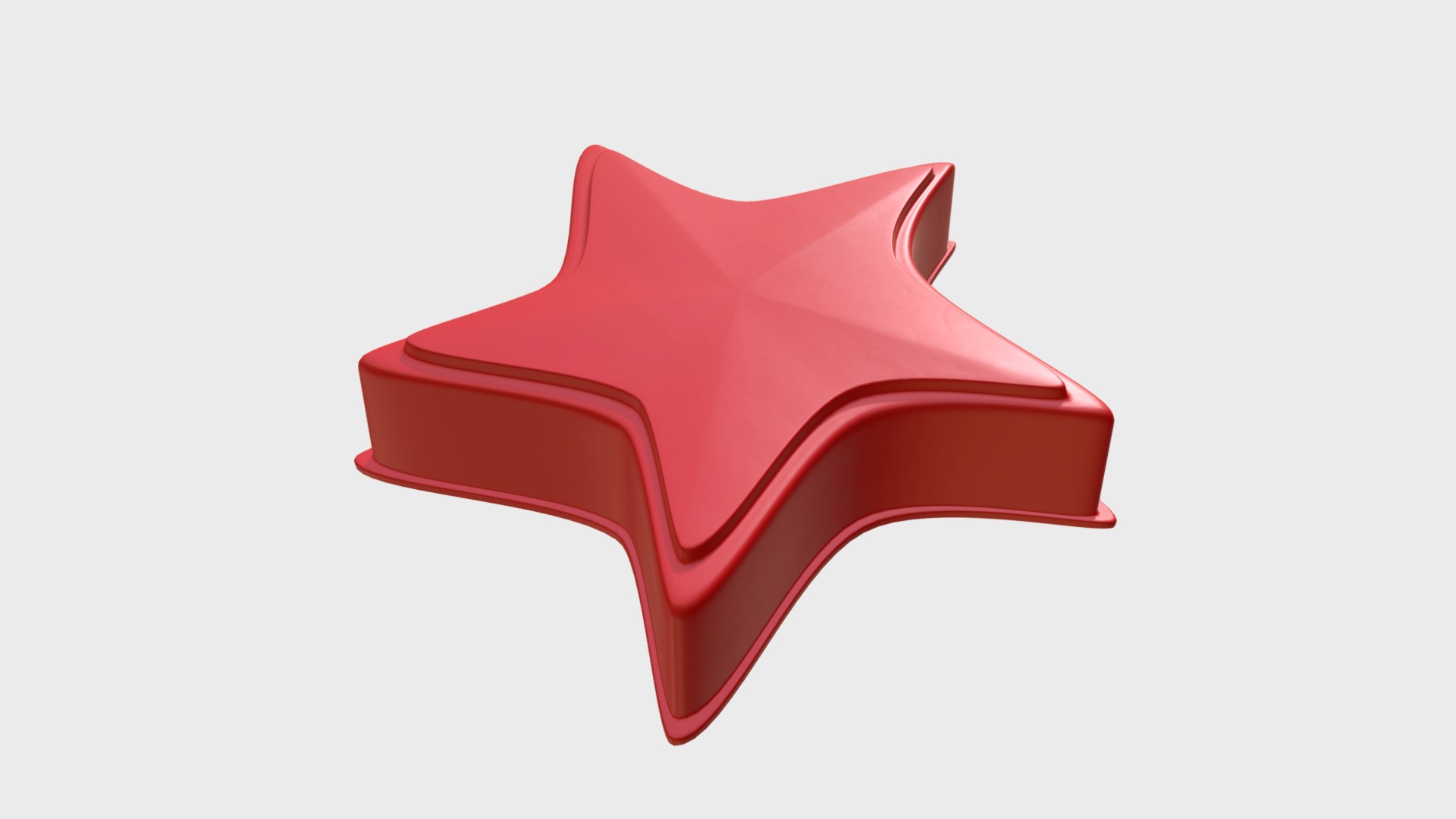 3D model Plastic star beach toy - This is a 3D model of the Plastic star beach toy. The 3D model is about icon.