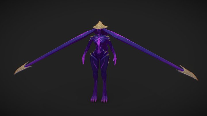 Dur'ren - A league of Legends Inspired Character 3D Model