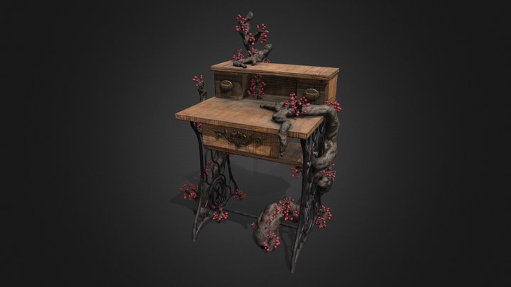 stolik 3D Model