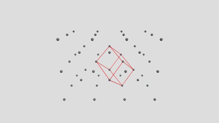 BCC Primitive Unit Cell2 3D Model