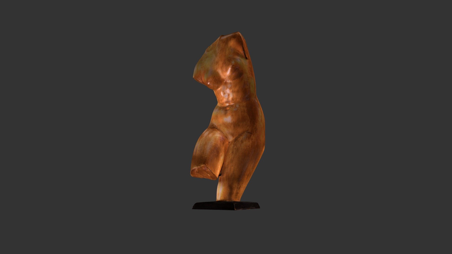 Venus wooden statue — Sketchfab embed 3D viewer