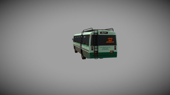 Public Transit Bus 3D Model