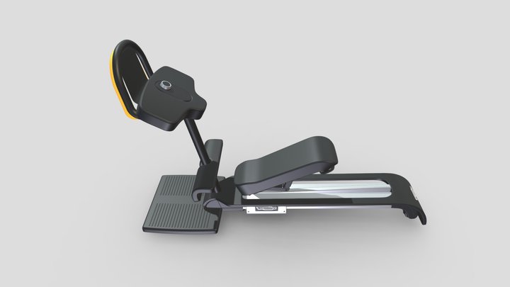 Technogym Flexability Anterior Stretch Machine 3D Model