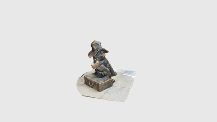 Paddington Bear at Paddington Station 3D Model