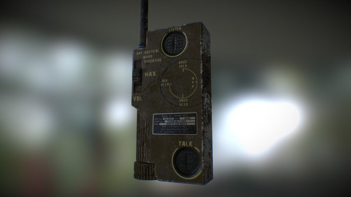 Radio 3D Model