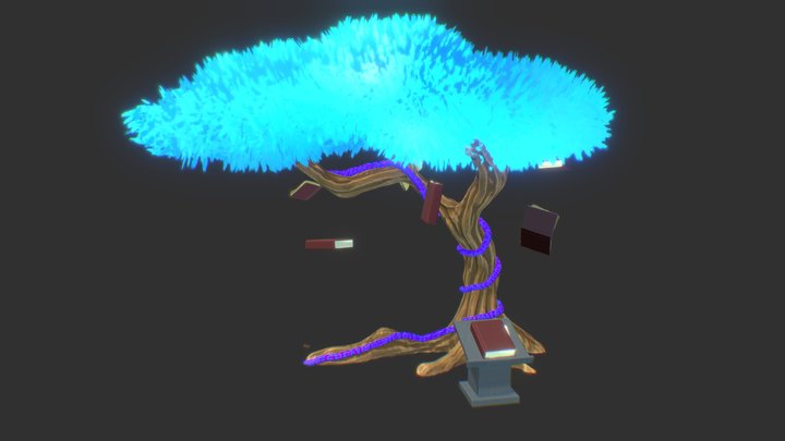 Skill Tree Ethereal 3D Model