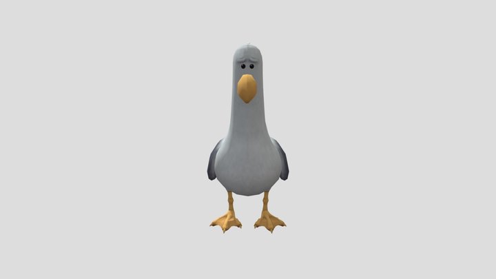 Dory's Reef HD - Seagull 3D Model