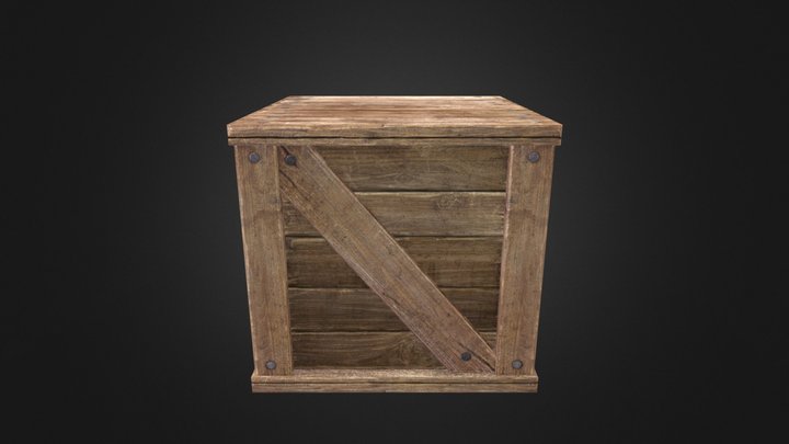 木箱Wooden box 3D Model