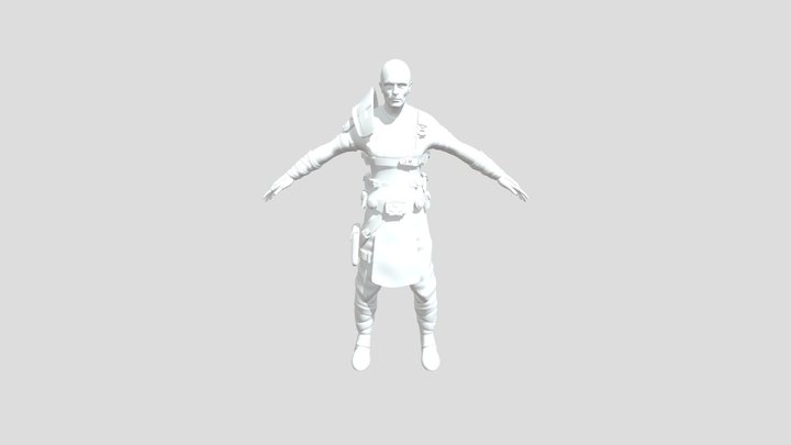 CGI Starkiller (No textures) 3D Model
