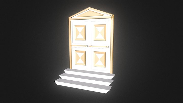 Porta Final + Textura 3D Model