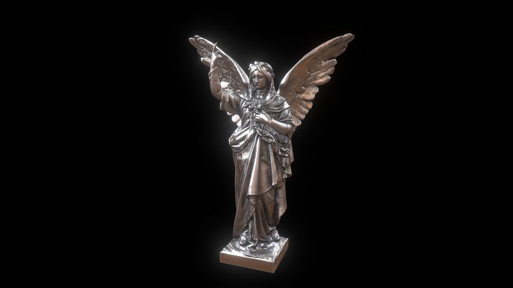 Angel (silver version) – Free 3D Model STL