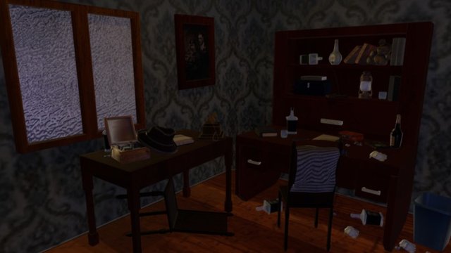Writer's Office 3D Model