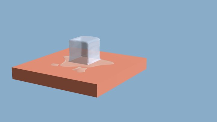 Ice cube 3D Model