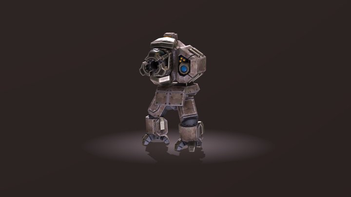 Robo Cannon 3D Model