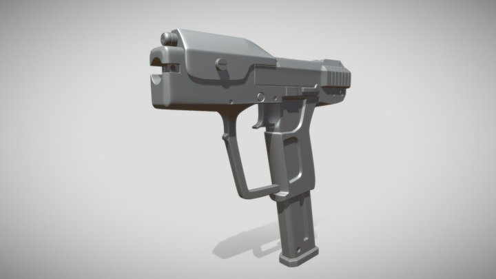 Pistola Magnum M6G 3D Model