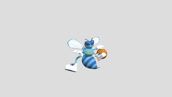 Hornets NBA 3D Model