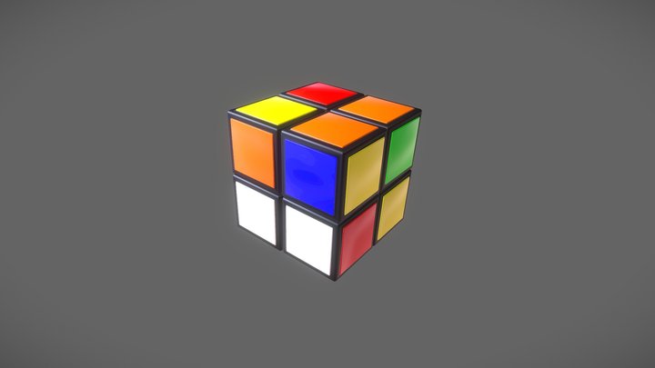 Rubiks Cube Model 3D Model