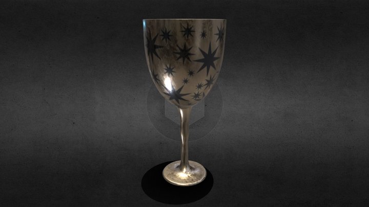 GLASS GOLD 3D Model