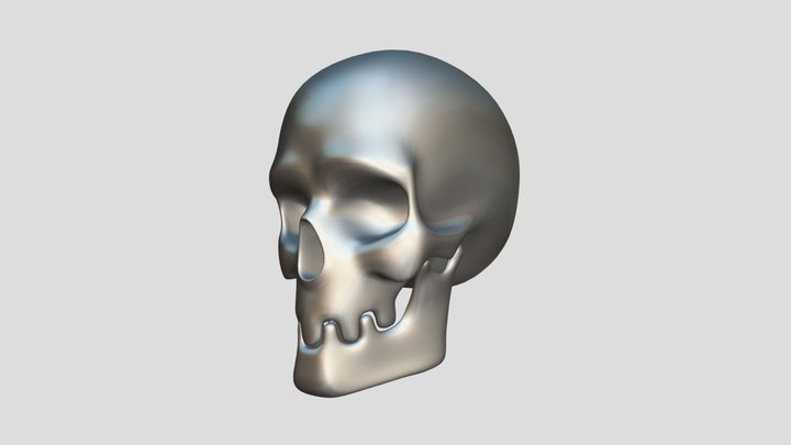 Skull Toy 3D Model