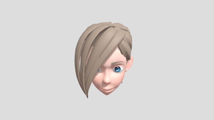 Character Head 3D Model