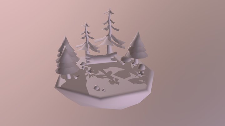 A Small Island 3D Model