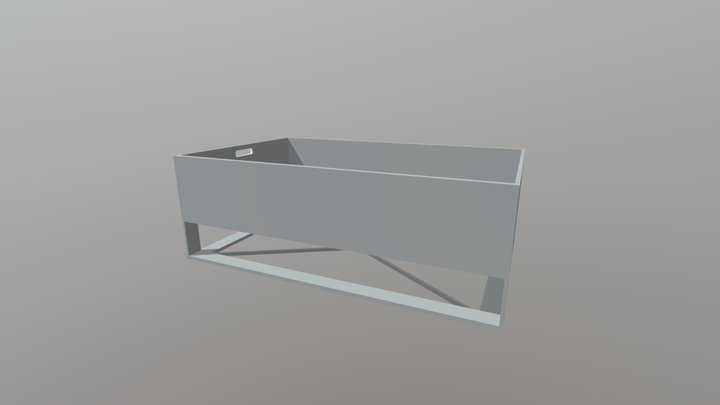 Feuerstelle Kiste 3D Model