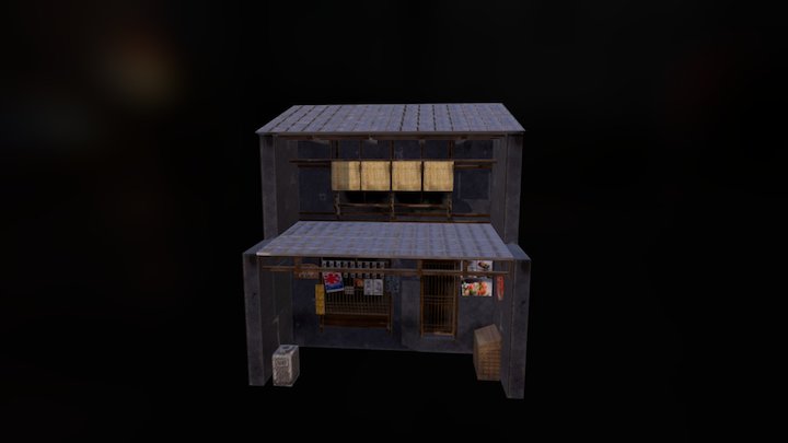 Japan Hause Sushi food 3D Model