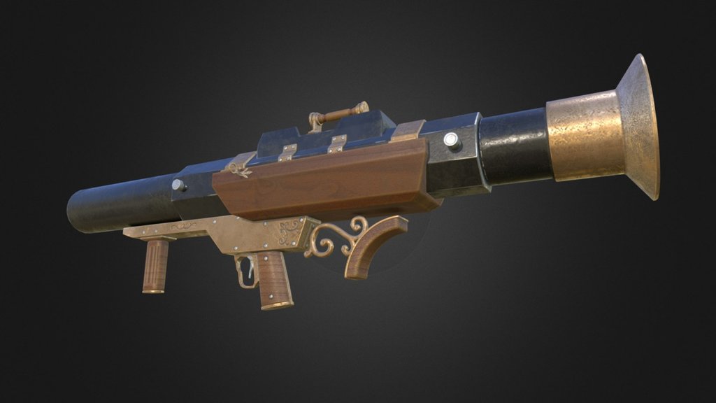 Rocket Launcher - 3D model by ChrisFrith [a99e05c] - Sketchfab