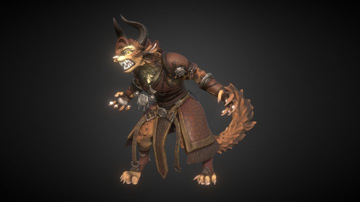 Charr model (Guild wars 2 fan art) 3D Model
