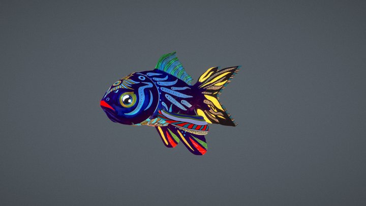 the little magical fish #FishChallenge 3D Model