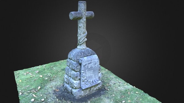 pierre tombale 3D Model