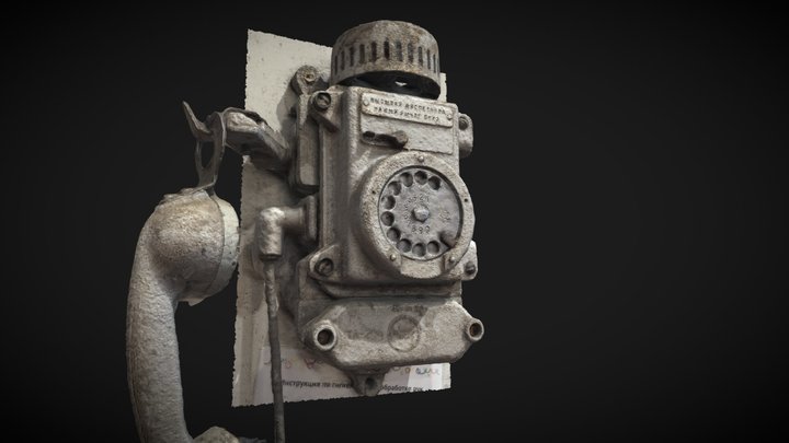 Russian / Soviet Phone - Free 3D Model