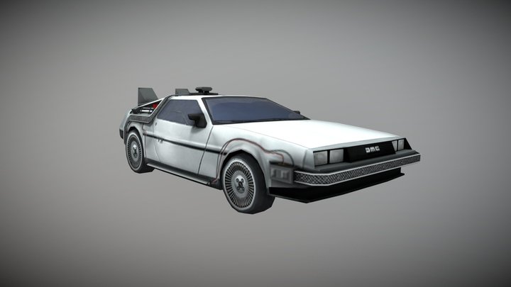 DMC DeLorean 3D Model