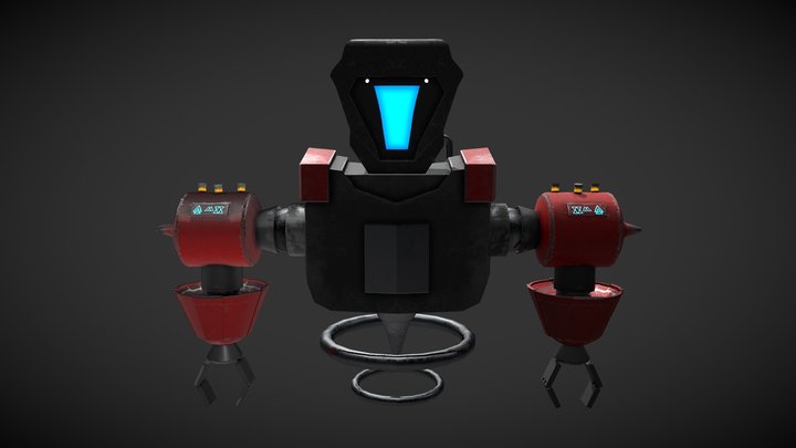 Stylised Robot 3D Model