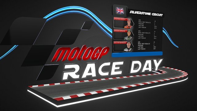 Motorgp Raceday Graphic 3D Model