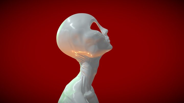 3d model head – Gratis 3D-model STL