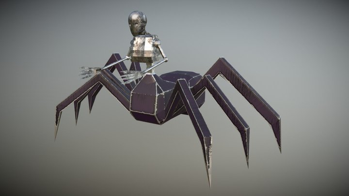 FMP Year 2 - 4R4CHN3 (Robot Arachne) 3D Model