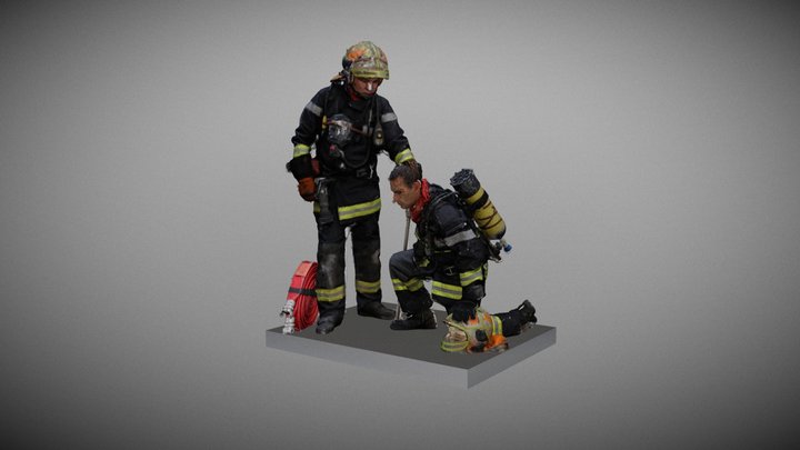 Pompiers 3D 3D Model