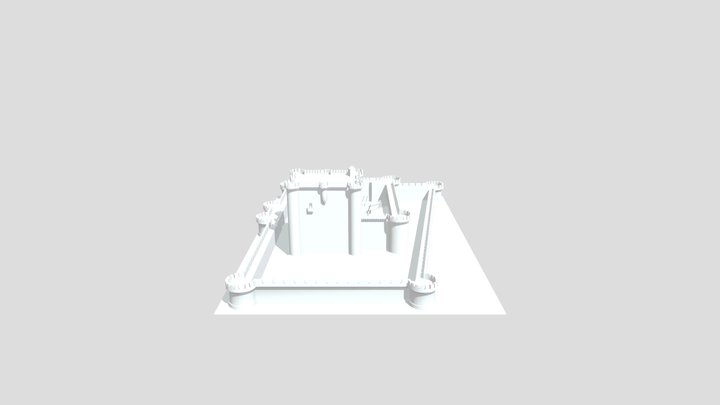 Castillo Canillas De Esgueva 05 07 2021 3D Model