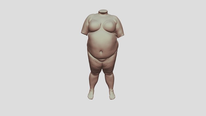Female Body 3D Model