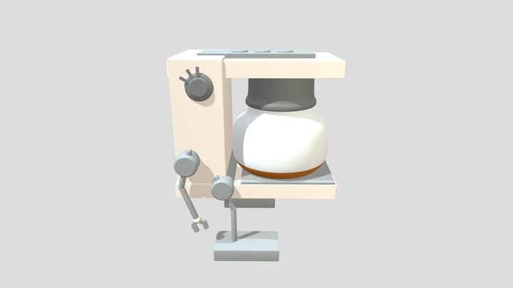 The Desolate room coffee (old) 3D Model