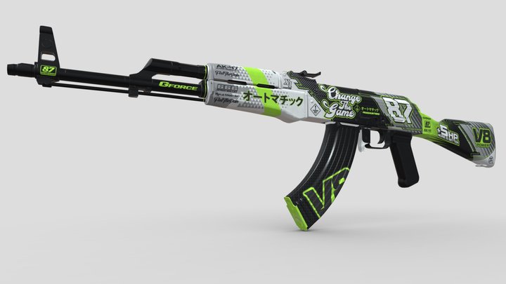 AK47 Skin | OEM 3D Model