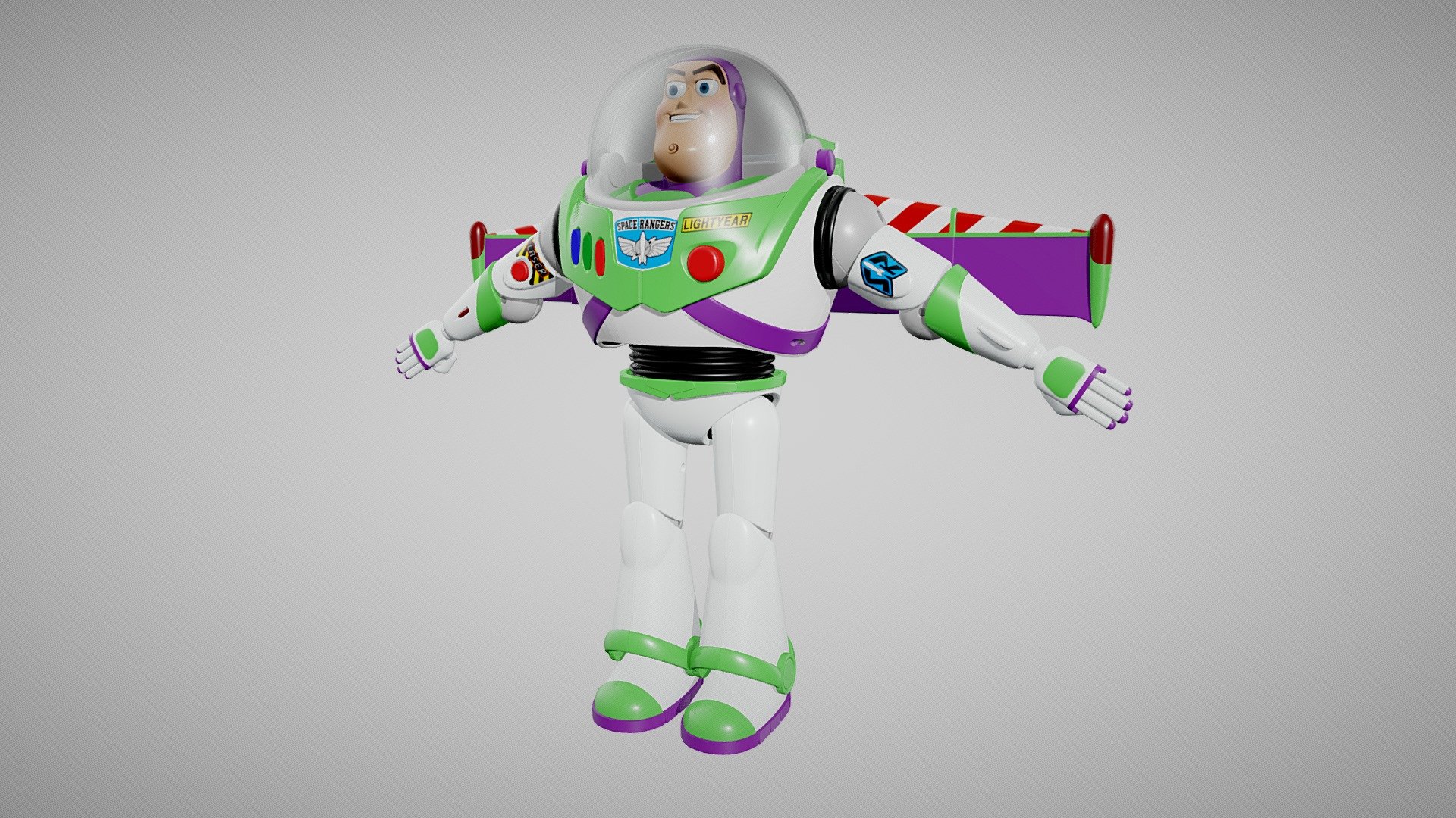 Buzz Lightyear Toy Story - Buy Royalty Free 3D model by SQUIR3D