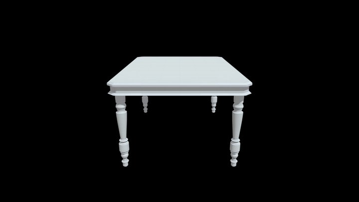 dinnerTable 3D Model