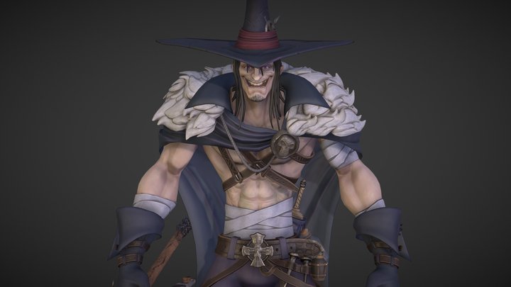 Grave Digger 3D Model
