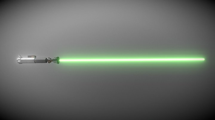 ROTJ Luke's Lightsaber 3D Model