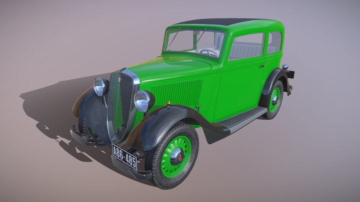 Polski Fiat 508 3D Model